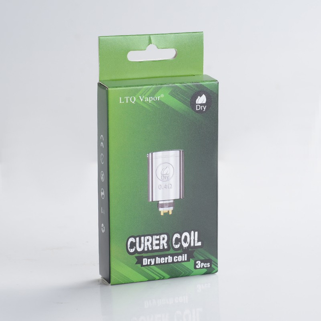 Authentic Demon Killer LTQ Vapor Curer Vaporizer Kit Replacement Dry Herb Coil Head - 0.4/0.65/1.4ohm (3 PCS)