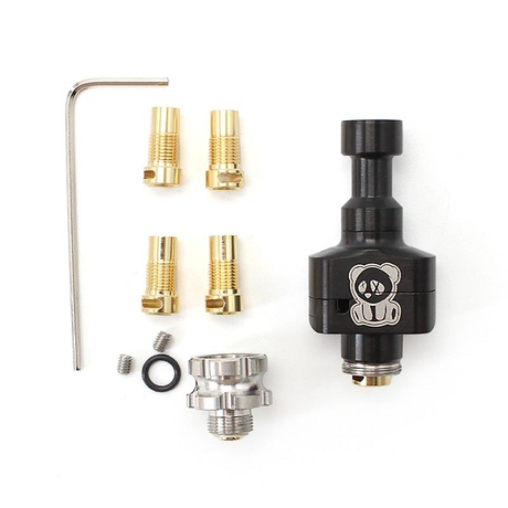 SXK Wick'd Bridg'd Omega RBA Bridge for Boro Devices / Billet / BB Mod Kit 1.2mm, 2.5mm, 3.0mm, 3.5mm, 4.0mm