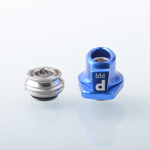 D-Tip Drip Tip for BB / Billet / Boro AIO Box Mod Stainless Steel + PEEK