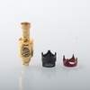 Mobb Mini King RBA Bridge pour billette / BB / Boro Tank 316SS, broches d'air 1,5 mm, 2,5 mm, 3,0 mm, 3,5 mm