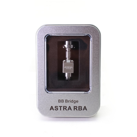 SXK MISSION XV Astra Style RBA Bridge for Billet / Boro Mod - Silver, 316SS, 5 PCS Air Pin 