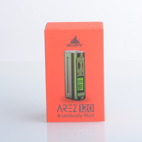 Authentic Hellvape Arez 120 TC VW Vape Box Mod 5~120W, 1 x 21700 / 20700 / 18650, Top Level Onboard Chipset