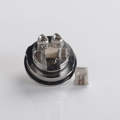 ULTON Skyline R Style RTA Rebuildable Vape Atomizer w/ 4 RDL Airdisks, 3.2ml, 2mm /1.5 x 3mm /1.5 x 3.9mm, 22mm Dia