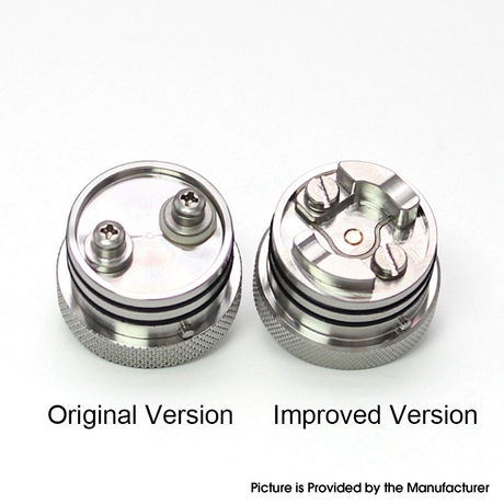 SXK Flash E-Vapor V4.5S+ Style RTA Replacement Build Deck Base Improved Version, 22.5mm Diameter (1 PC)