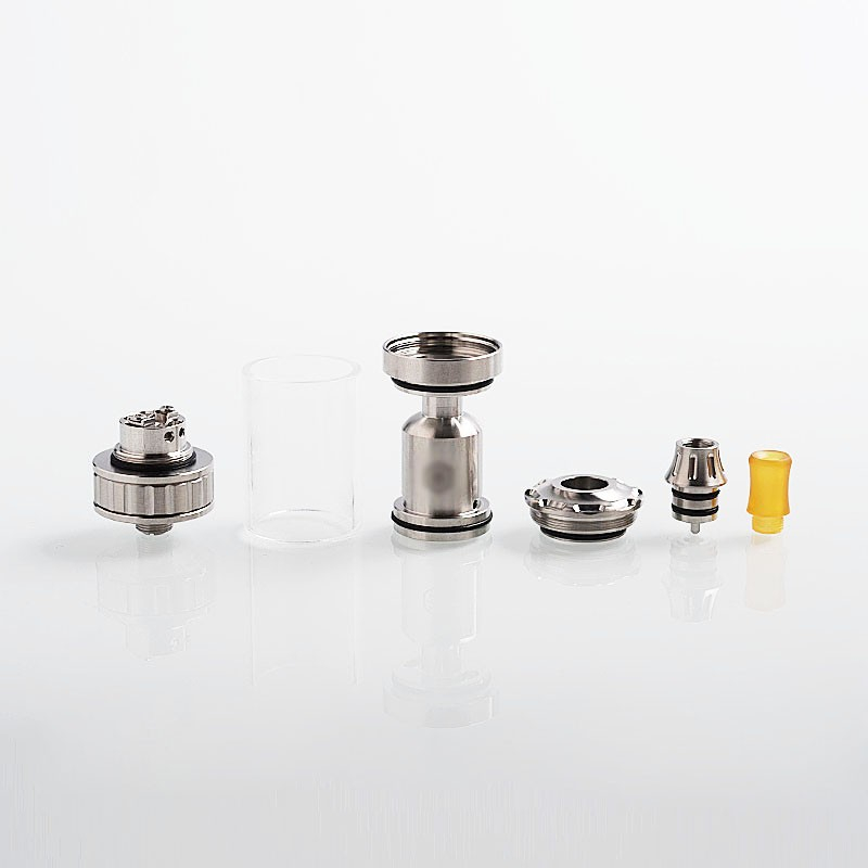 Coppervape Spica Pro Style MTL RTA Rebuildable Tank Atomizer Full Kit -  Silver, 316 Stainless Steel, 3ml / 4ml, 22mm Diameter - Buy The Coppervape Spica  Pro MTL RTA, Spica Pro MTL