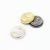 Pulsante meteorite Etu per BB / Billet Mod argenteo+nero+oro 3pcs