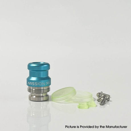 Rekavape Mission XV KB2 Style Replacement Integrated Drip Tip + Button Set for dotMod dotAIO V2 Pod 