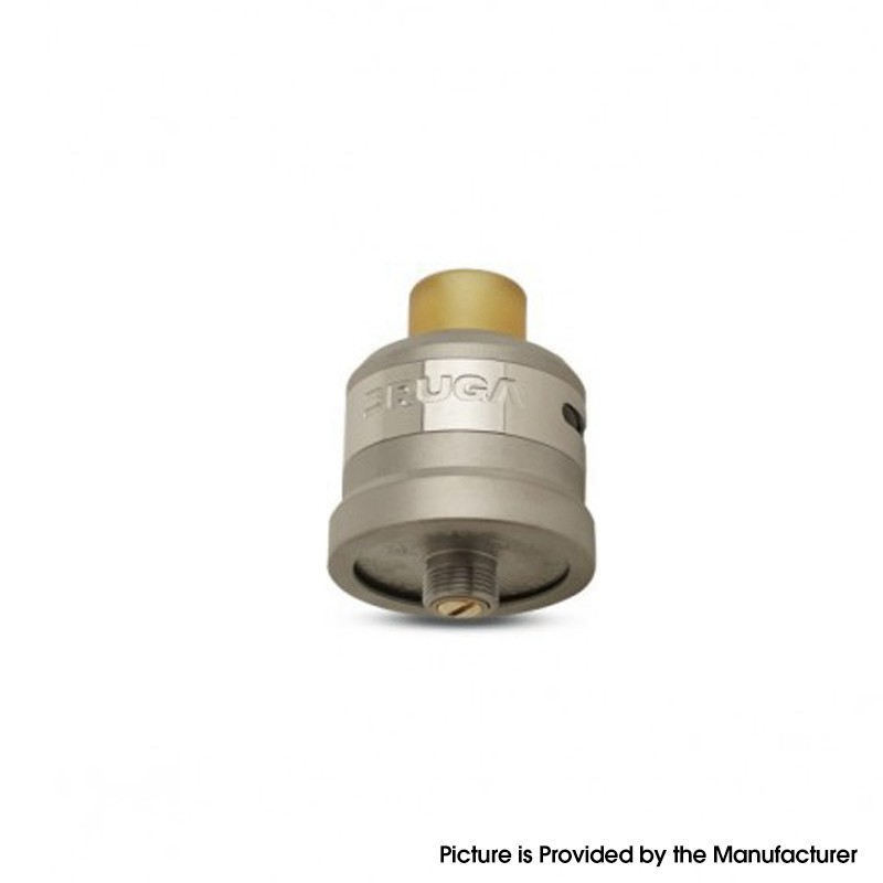 Authentic Augvape Drugas RDA wiederaufbaubares tropfendes Vape -Atomizer mit BF -Pin -Einzelspule, 22 mm