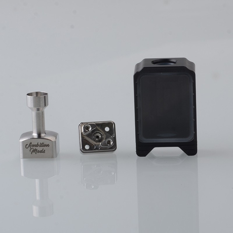 Authentic Ambition Mods 2.0 60W Box Mod AIO Vape Kit with Molen Bridge and Boro Tank 1~60W, 1 x 18650