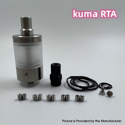 Kuma MTL RTA Vape Atomizer - Titanium, 4.5ml, 0.8 x 2, 0.9 x 2, 1.0 x 2,  1.2 x 2, 1.4 x 2, 1.6mm x 2 Air Pin, 22mm & Reviews - shareAvape