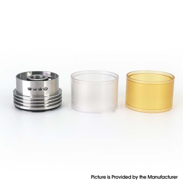 SXK Extender Tank Tube Set for Monarchy Ost Old School MTL / DL RTA Atomizer - 316 Stainless Steel + PCTG + PEI