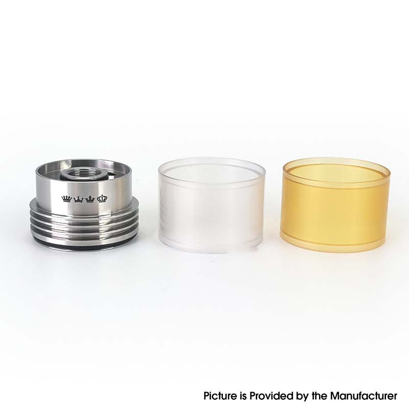 SXK Extender Tank Tube Set for Monarchy Ost Old School MTL / DL RTA Atomizer - 316 Stainless Steel + PCTG + PEI