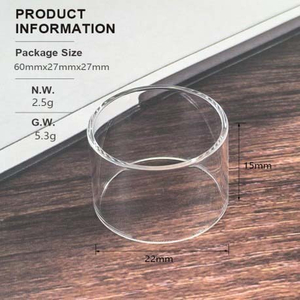 SXK NOLA Style RTA Replacement Glass Tank Tube