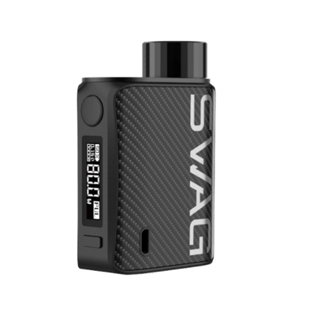 Authentic Vaporesso Swag II 2 80W VW Variabel Wattage Vape kotak Mod - Serat Karbon, 5 ~ 80W, 0,03 ~ 5.0ohm, 1 x 18650