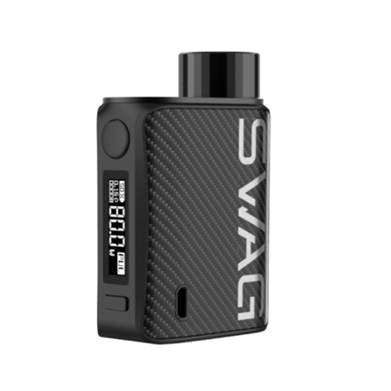 Swag autêntico Vaporso II 2 80W VW Variável Wattage Vape Box Mod - Fibra de Carbono, 5 ~ 80W, 0,03 ~ 5,0Ohm, 1 x 18650