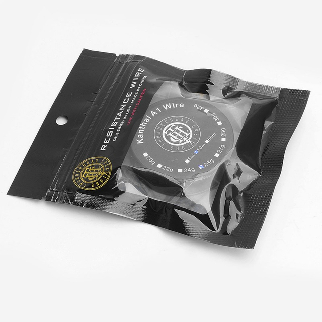 Autêntico ThunderHead Creations Kanthal 26ga Fio de resistência ao aquecimento para RDA / RTA - prata, 0,4 mm x 10m (30 pés)