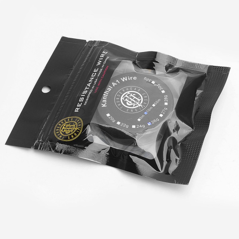 정통 ThunderHead Creations RDA / RTA - 실버, 0.4mm x 10m (30 피트)에 대한 Kanthal 26GA 가열 저항 와이어