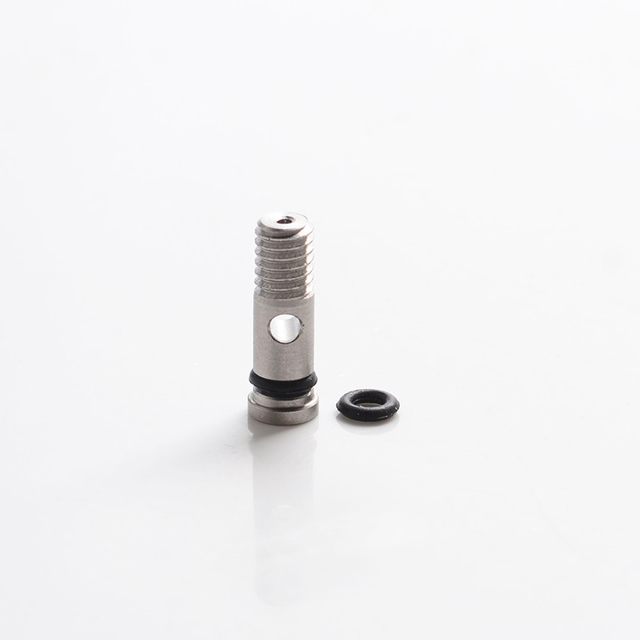 Authentic Auguse ERA MTL RTA Substituição Inserção de fluxo de ar estendido de fundo estendido 510 pino - aço inoxidável, diâmetro interno de 1,0 mm (1 PC)