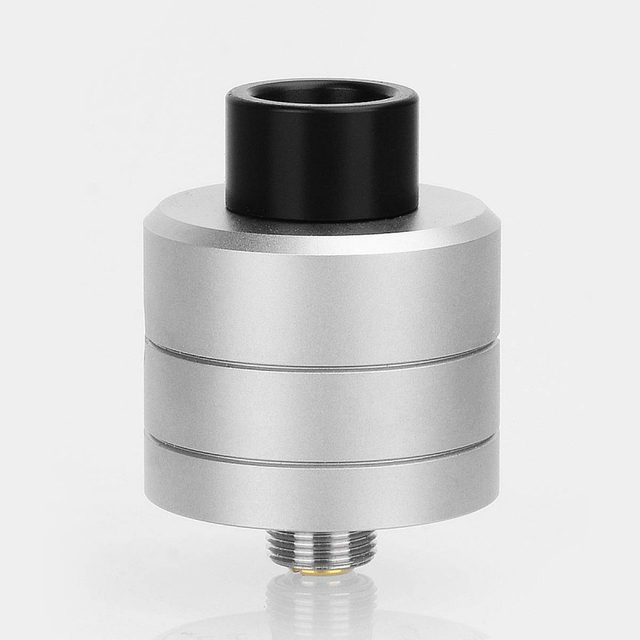SXK Haku Phenom Style RDA Rebuildable Dripping Atomizer w/ BF Pin - Silver, 316 Stainless Steel, 22mm Diameter