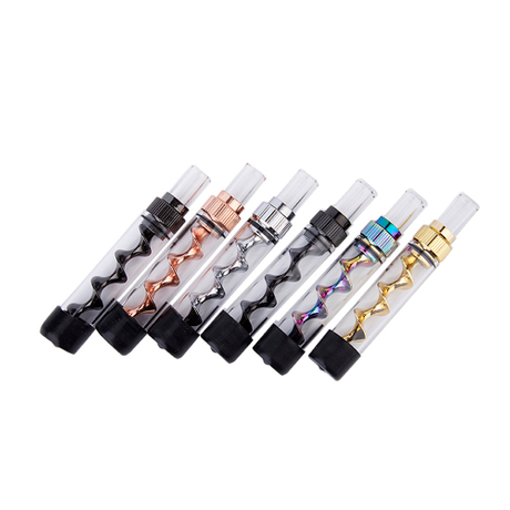 Herbal vaporizer Glass vape V12 Mini Twisty Glass Blunt Vape glass for dry herb vaporizer