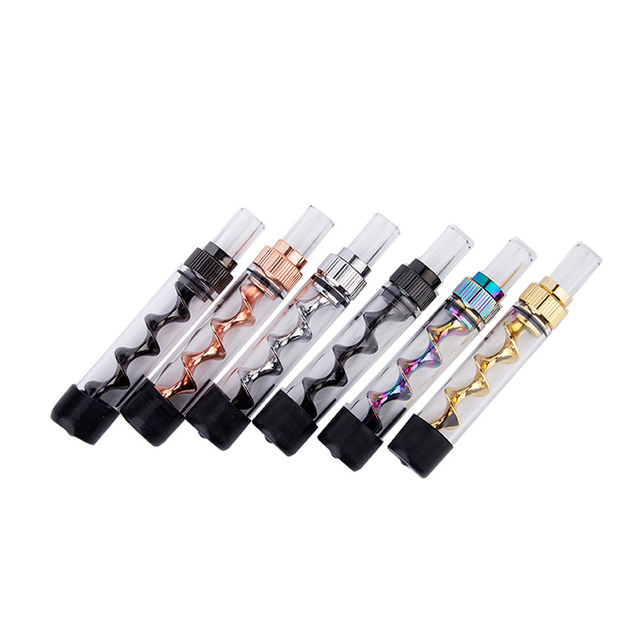 Herbal vaporizer Glass vape V12 Mini Twisty Glass Blunt Vape glass for dry herb vaporizer