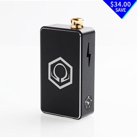 Authentic Ohm Vape AIO 42W Box Mod Pod System Starter Kit - Black, 1 x 18650