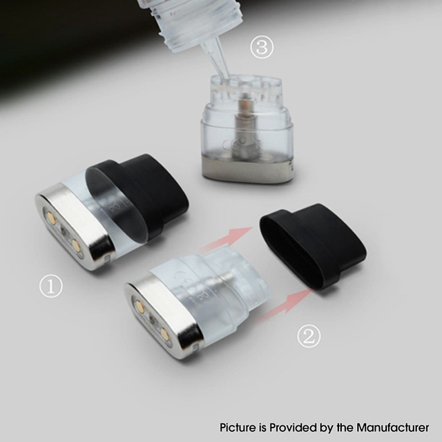 Authentic IJOY Neptune X Pod System Vape Kit Replacement Pod Cartridge - Black, 1.8ml (3 PCS)