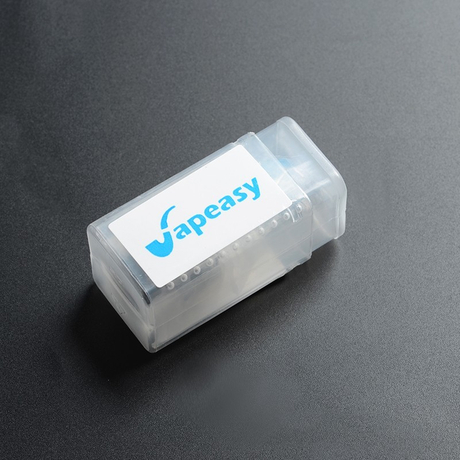 Vapeasy Vauban V1.5 Style BF RDA Rebuildable Dripping Atomizer w/ 7 Air Duct Insert - Silver, 316SS, 22mm Diameter, 1:1 Version
