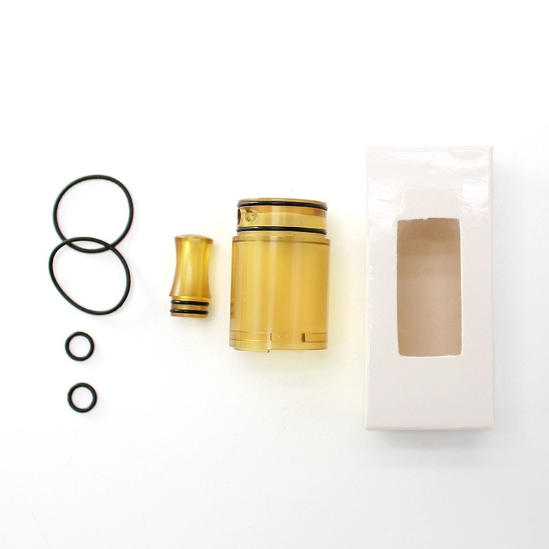 SXK 4.51 RTA Replacement Tank Tube + Drip Tip Kit PEI Brown