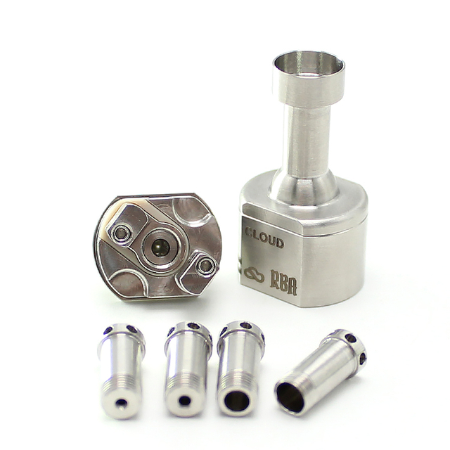 SXK Cloud RBA Bridge for Boro Devices / Billet / BB Mod Kit 316SS 5 x Airflow Pins 1mm, 1.5mm, 2mm, 3mm, 4mm