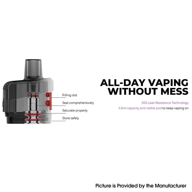 Authentic Vaporesso GEN Air 40 Replacement Pod Cartridge 4.5ml, PCTG (2 PCS)