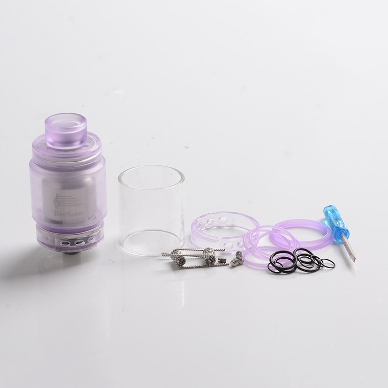 Authentic Ystar Beethoven RTA Rebuildable Tank Atomizer Resin + Stainless Steel 24.7mm Diameter 5.5ml