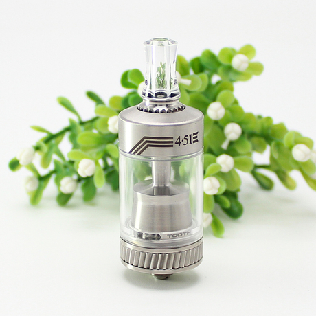 SXK 4.51 RTA Rebuildable Tank Vape Atomizer Silver 316SS 4.51ML 22 mm Diameter