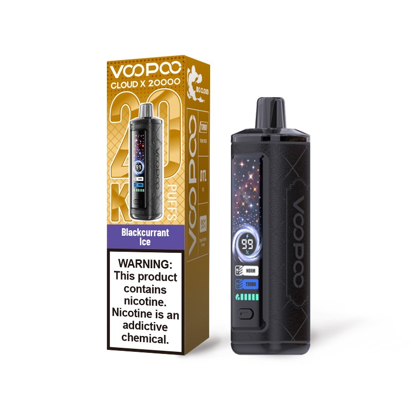 Auténtico Voopoo Cloud X 20000 desechable Vape kit - 20k Puff s, 900mAh, 25ml