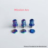 Rekavape Mission XV ARC Style Boro Drip Tip Set for BB / Billet Box — Titanium + Stainless Steel
