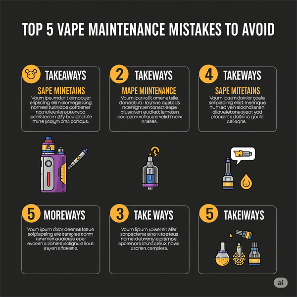 Top 5 Vape Maintenance Mistakes to Avoid