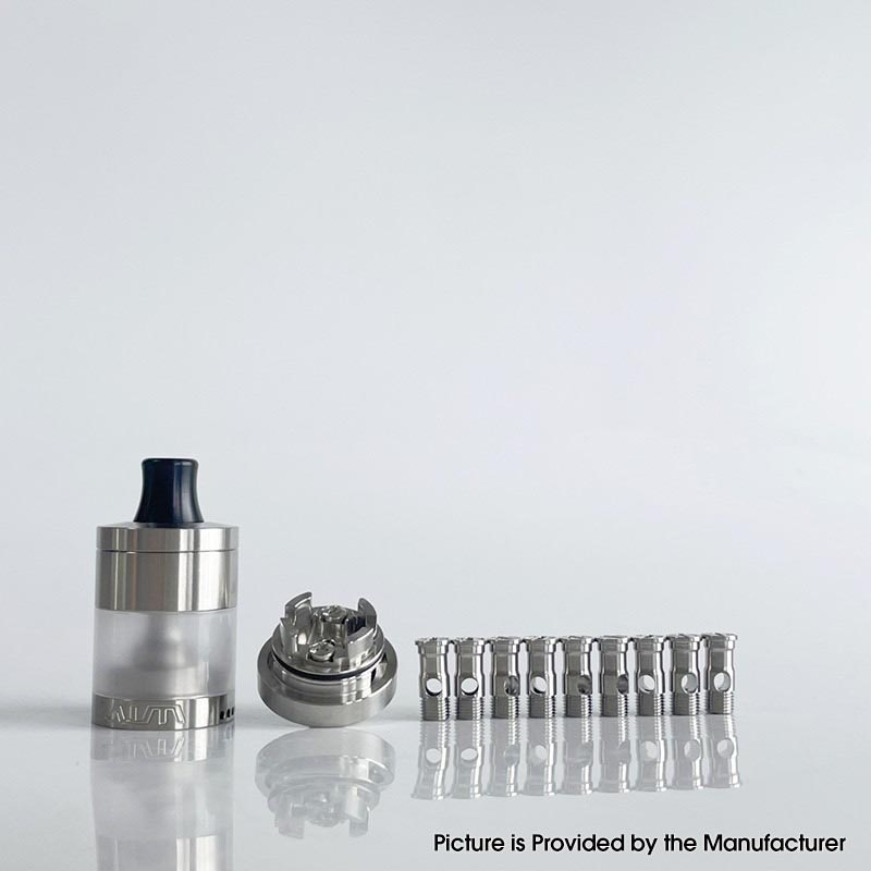 Rekavape VWM Intensa Style RTA Atomizer – 316SS + PCTG, 5.2ml, 22mm, 10 Air Pins