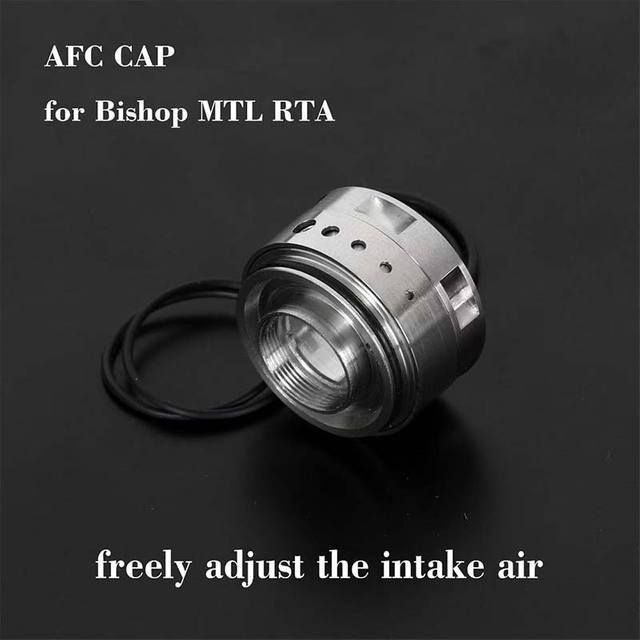 Replacement Stainless Steel AFC Cap for Bishop MTL RTA