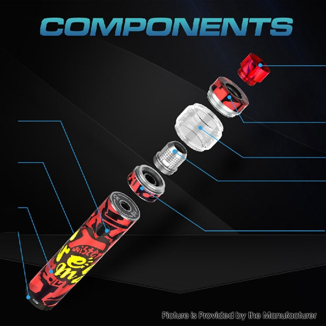 Authentic FreeMax Twister 80W 2300mAh VW Battery w/ Fireluke 2 Tank Starter Kit , Zinc Alloy, 5ml, 5~80W (Metal Edition)