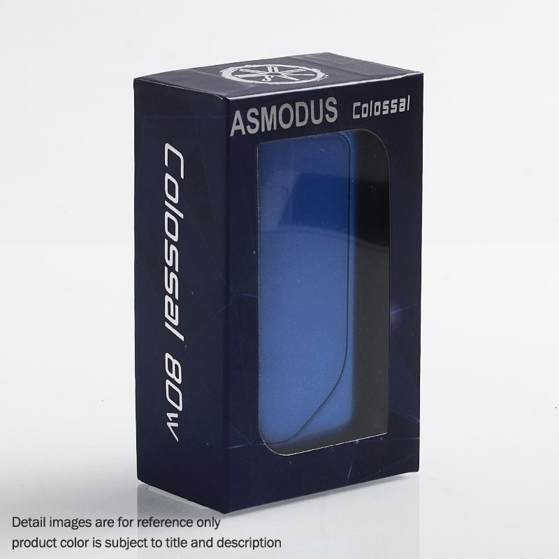 Authentic Asmodus Colossal 80W TC VW Variable Wattage Vape Box Mod,18650