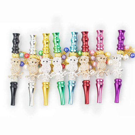 Hookah Mouth Tips, Jewelry Alloy Shiasha Mouthpieces-owl shape