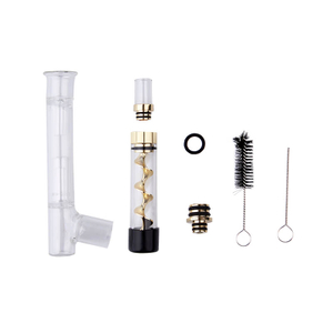 Twisty Glass Blunt V12 Mini Bubbler Kit Vaporizer Pen,Glass Pipe, Vape Pen For Dry Herb Vaporizer