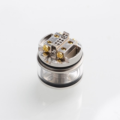 Authentic Vandy Vape Pyro V3 RDTA Rebuildable Dripping Tank Atomizer w/ BF Pin - Matte Black, Stainless Steel, 2ml, 24mm Dia.