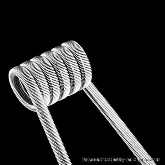 Authentic Hellvape HC01 Ni90 Dual Core Fused Clapton Coil for RDA / RTA / RDTA Vape Atomizer - (26GA x 2) + 36GA (10 PCS)