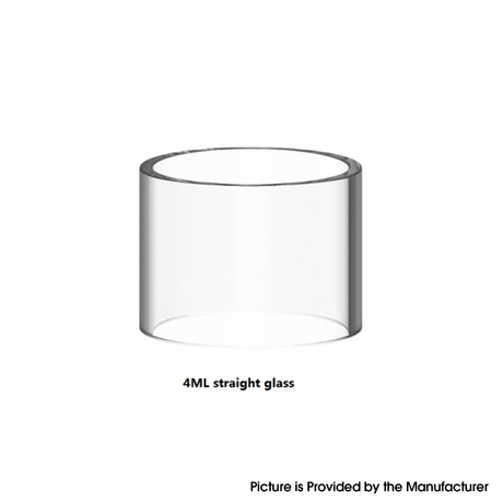 Authentic Hellvape & Wirice Launcher Vape Atomizer Replacement Straight Tank Tube - Transparent, Glass, 4.0ml