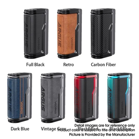 Authentic VOOPOO Argus GT 160W TC VW Variable Wattage Vape Box Mod, 5~160W, 2 x 18650