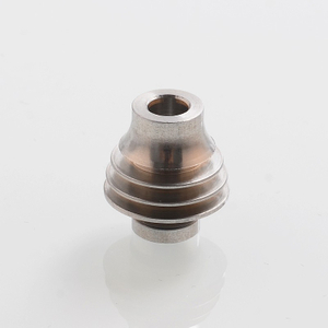 Hellfire Apollo Style 510 Drip Tip for RDA / RTA / Sub Ohm Tank Atomizer - Silver, Stainless Steel, 17mm
