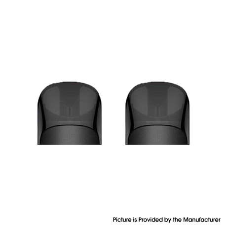 Authentic Suorin Shine Pod System Vape Kit Replacement Pod Cartridge w/ 1.0ohm Coil - Black, 2ml (2 PCS)