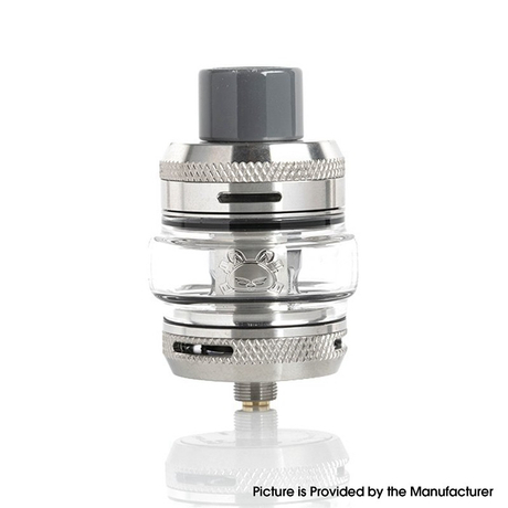 Authentic Hellvape Fat Rabbit Sub Ohm Tank Clearomizer - Stainless Steel, SS + Pyrex Glass, 2ml / 5ml, 25mm Diameter