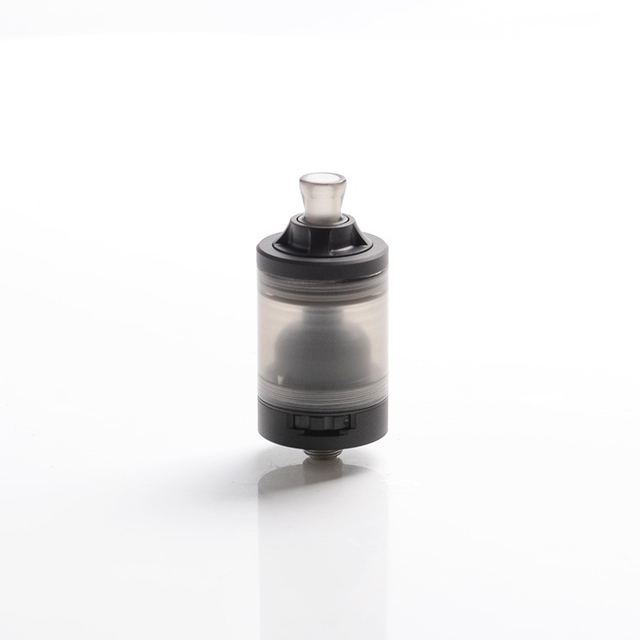 Vape ASY Roulette Style MTL / DL RTA Tangki yang dapat dibangun kembali Vape Atomizer - Black, Stainless Steel, 3.5ml, diameter 22mm